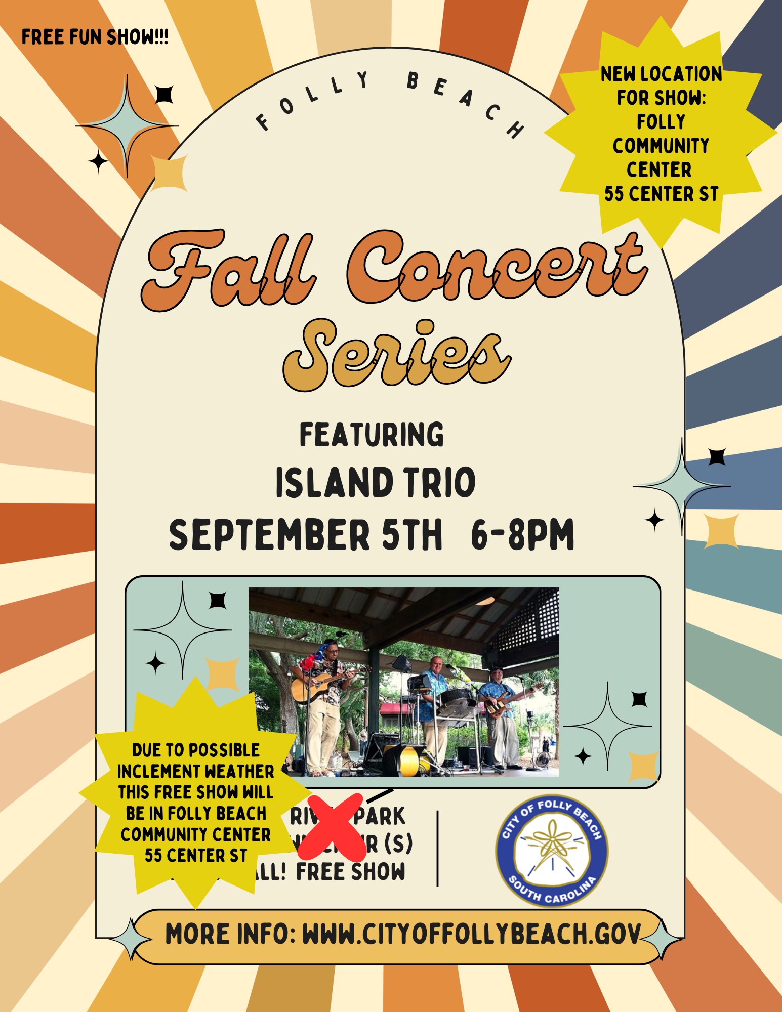 Community Concert With Island Trio