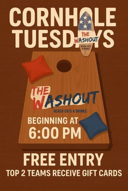Weekly Washout Cornhole Tournament